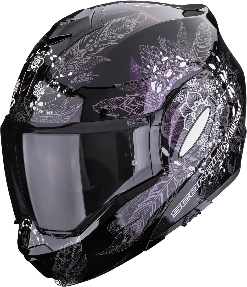 Scorpion Exo-Tech Evo Dream Black Chameleon Systeemhelm