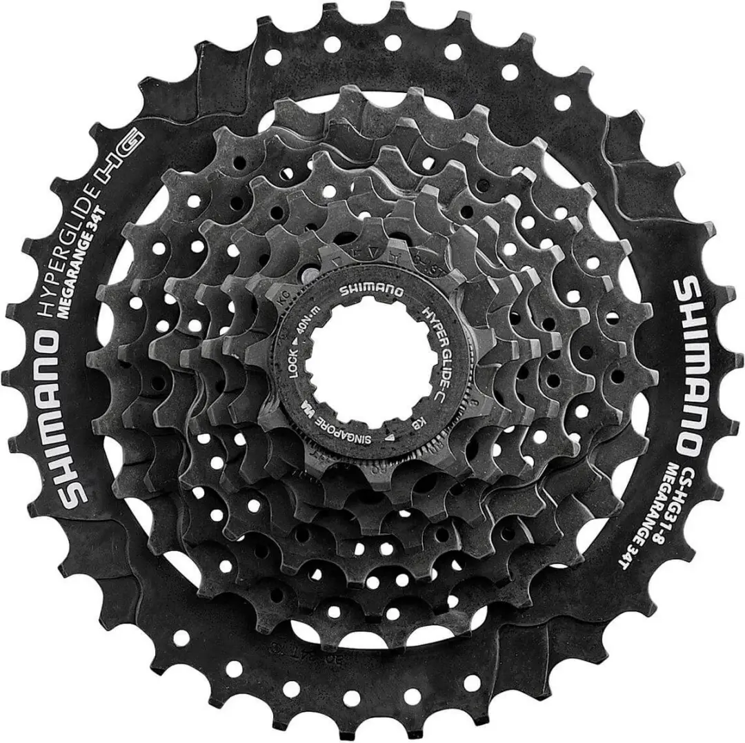 Shimano Altus HG31 8-speed Cassette 11-34T - Zwart - afbeelding 6 van 6