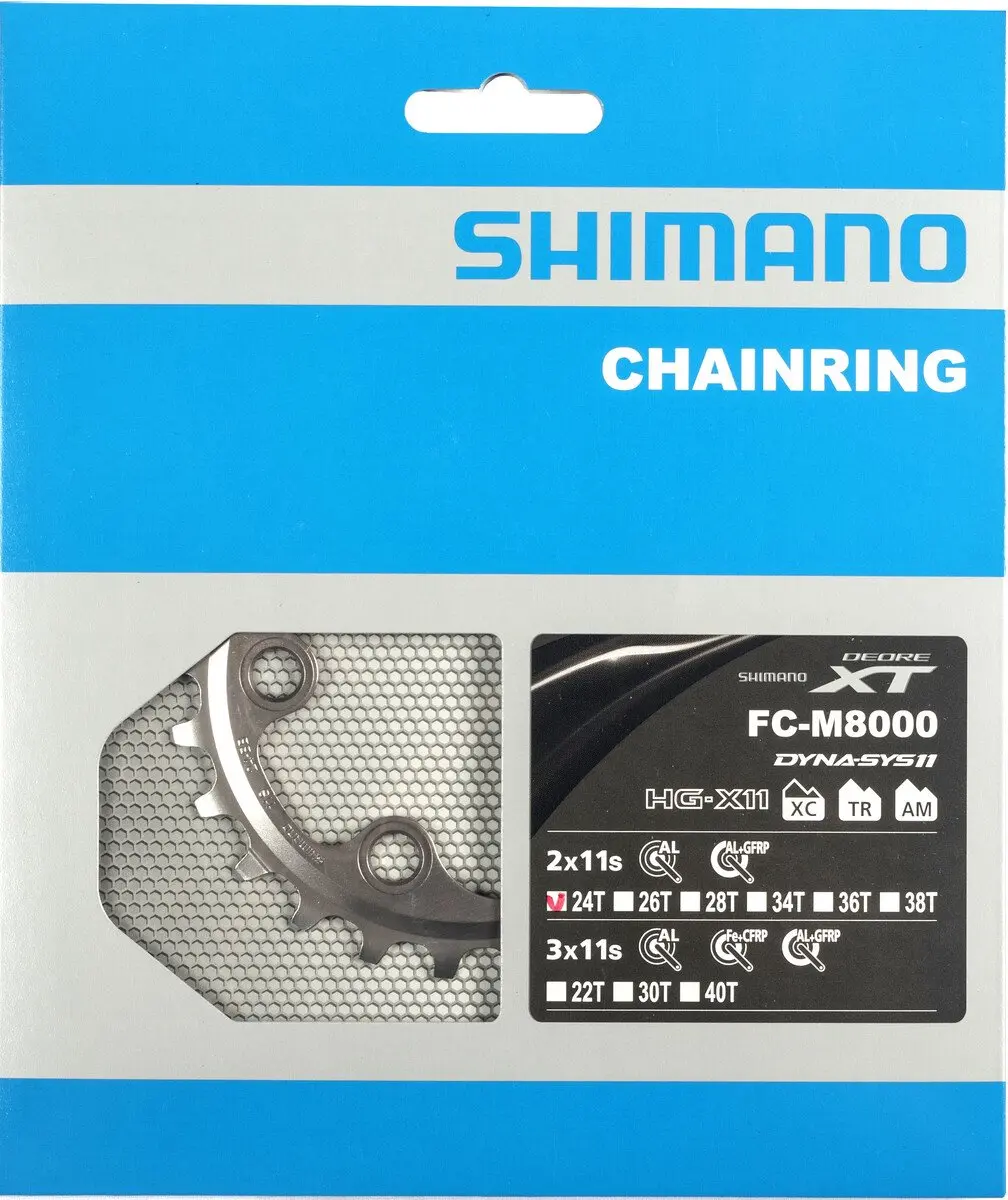 Shimano Deore XT FC-M8000 Kettingblad 24T - 2x11 Speed