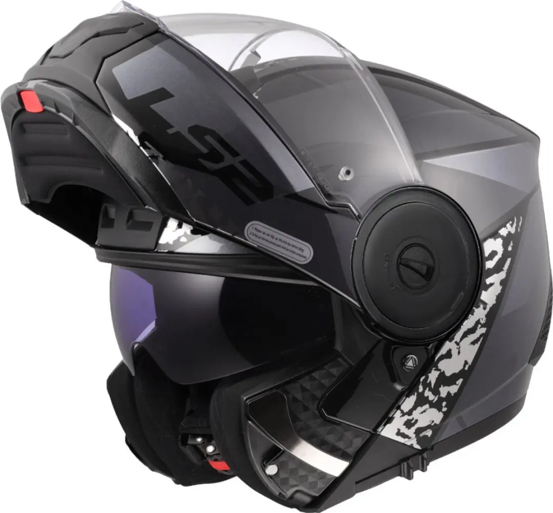 LS2 FF902 Scope II Systeemhelm - XS - Zwart