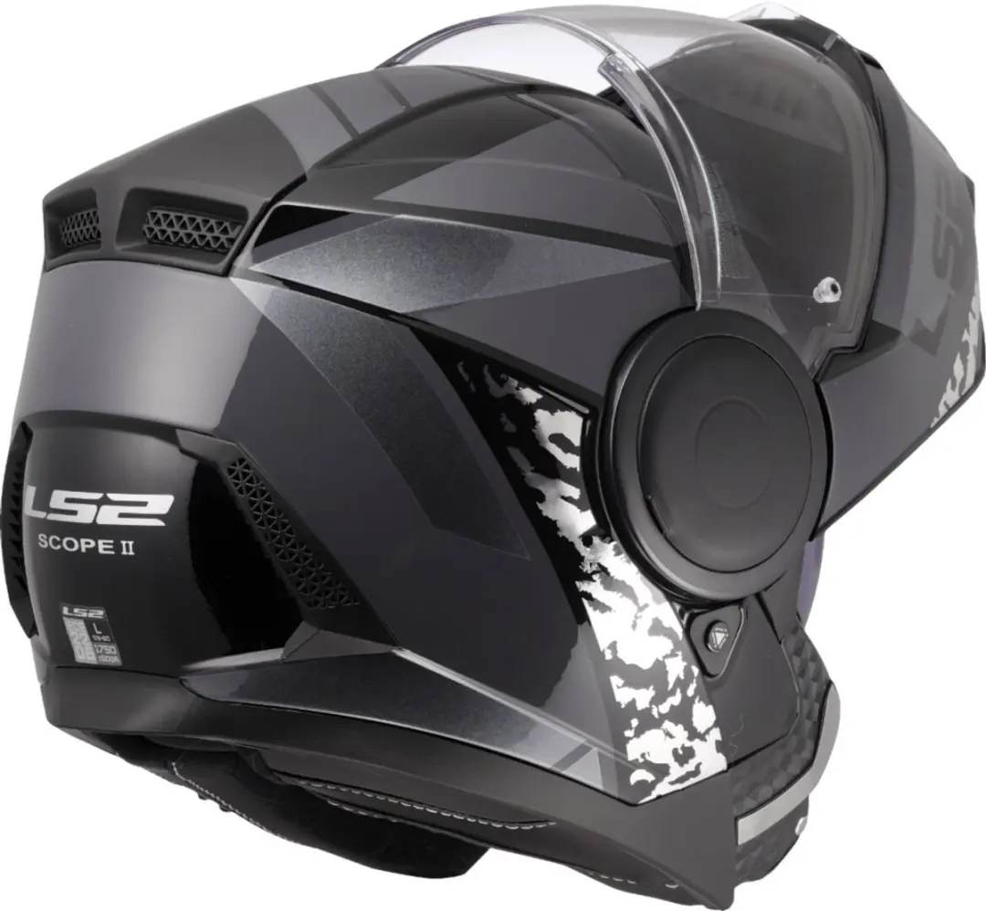 LS2 FF902 Scope II Systeemhelm - XS - Zwart