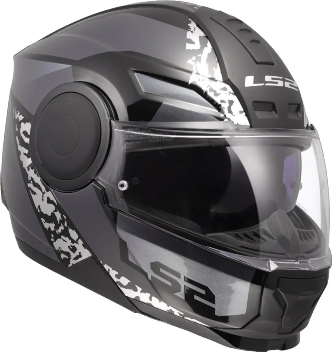 LS2 FF902 Scope II Systeemhelm - XS - Zwart