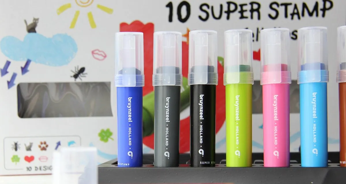 Bruynzeel Kids Super Stempelstiften - 10 Stuks - Assorti