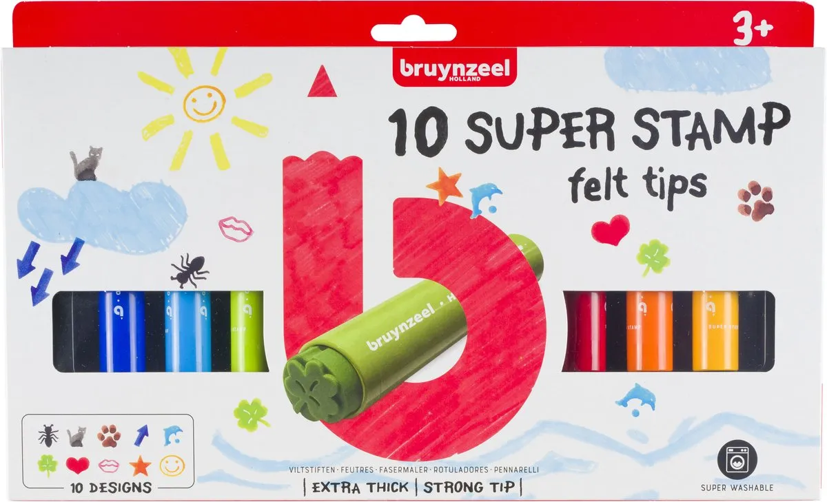 Bruynzeel Kids Super Stempelstiften