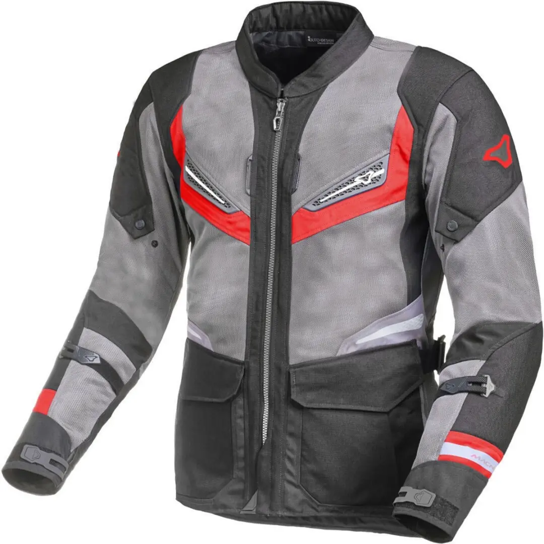 Macna Aerocon Motorfietsjas - Grijs/Zwart/Blauw M - afbeelding 3 van 6
