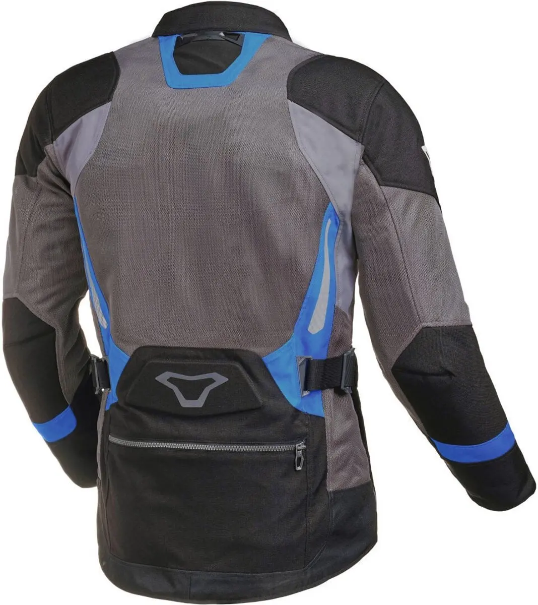 Macna Aerocon Motorfietsjas - Grijs/Zwart/Blauw M - afbeelding 2 van 6