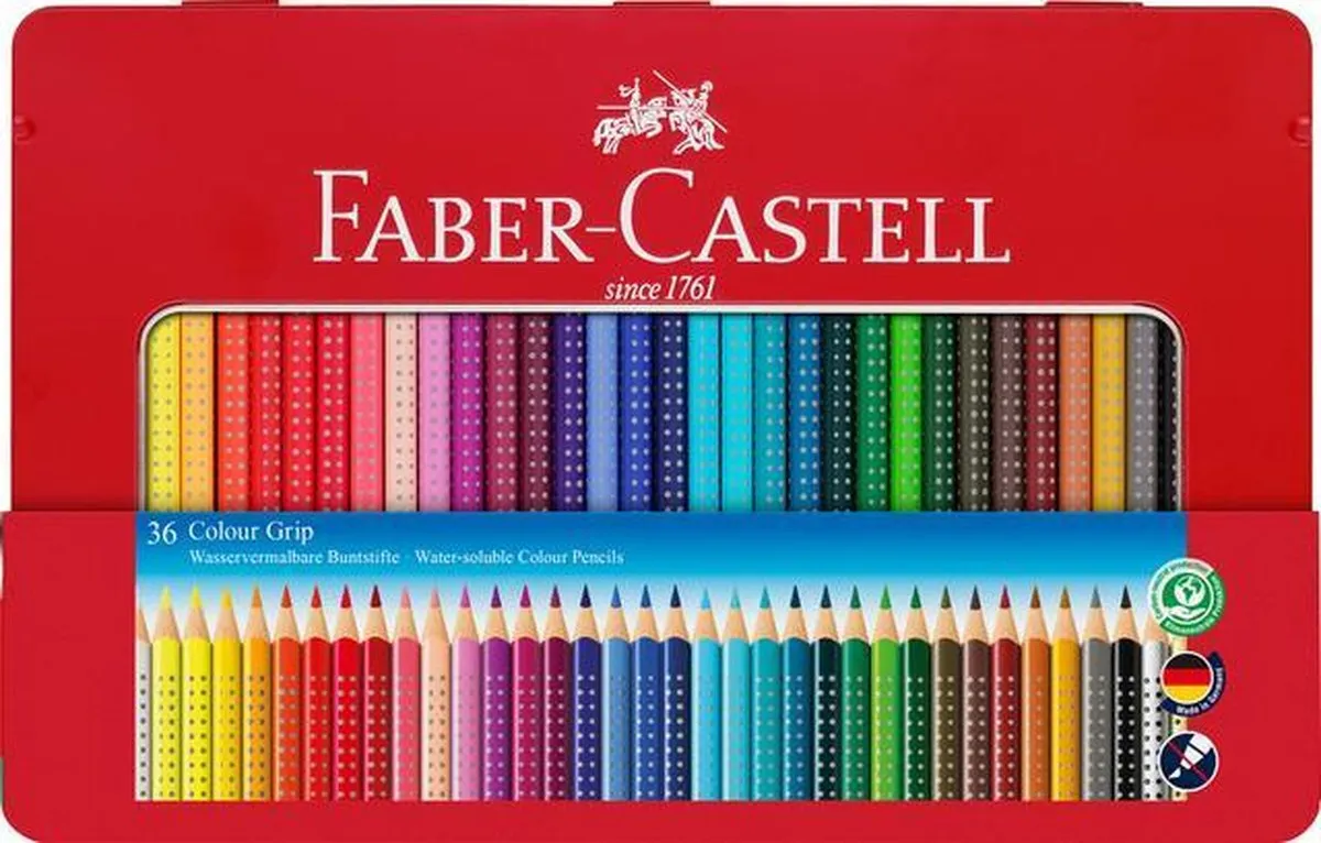 Faber-Castell Colour Grip FC-112435 Kleurpotloden 36 Stuks