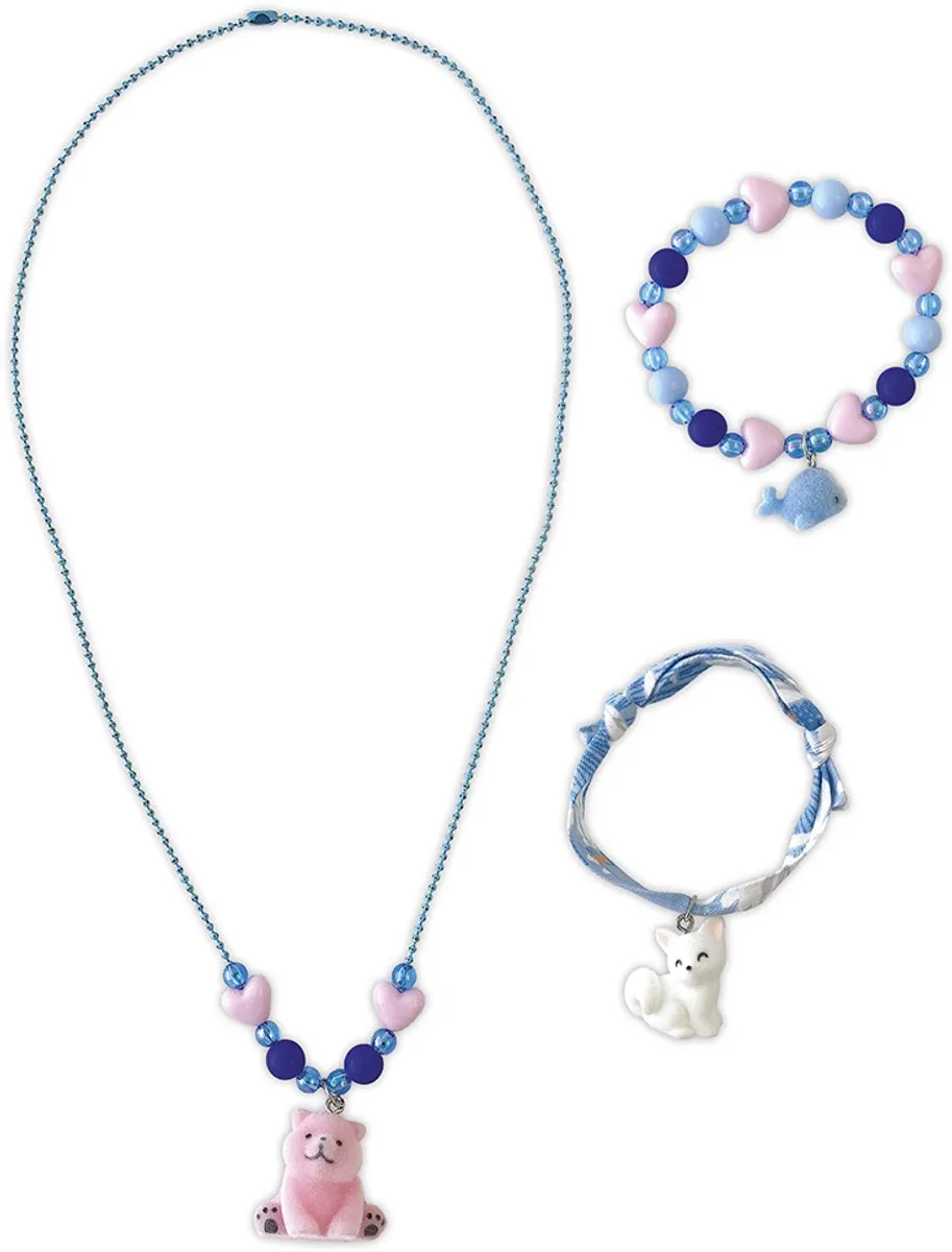 Janod Les Ateliers Bijoux Knutselset Dierensieraden - 3 Stuks - Multicolor