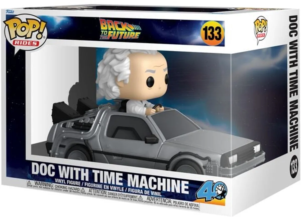 Funko Pop! Back to the Future Doc met Tijdmachine - 133