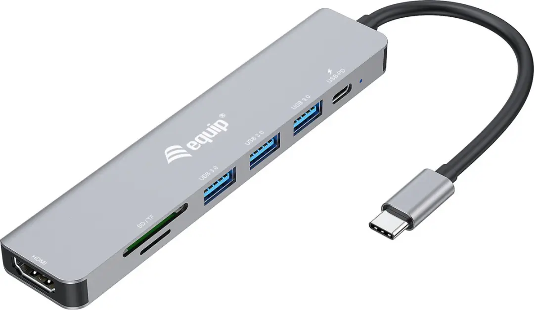 Equip 133494 laptop dock & poortreplicator Bedraad USB 3.2 Gen 1 (3.1 Gen 1) Typ