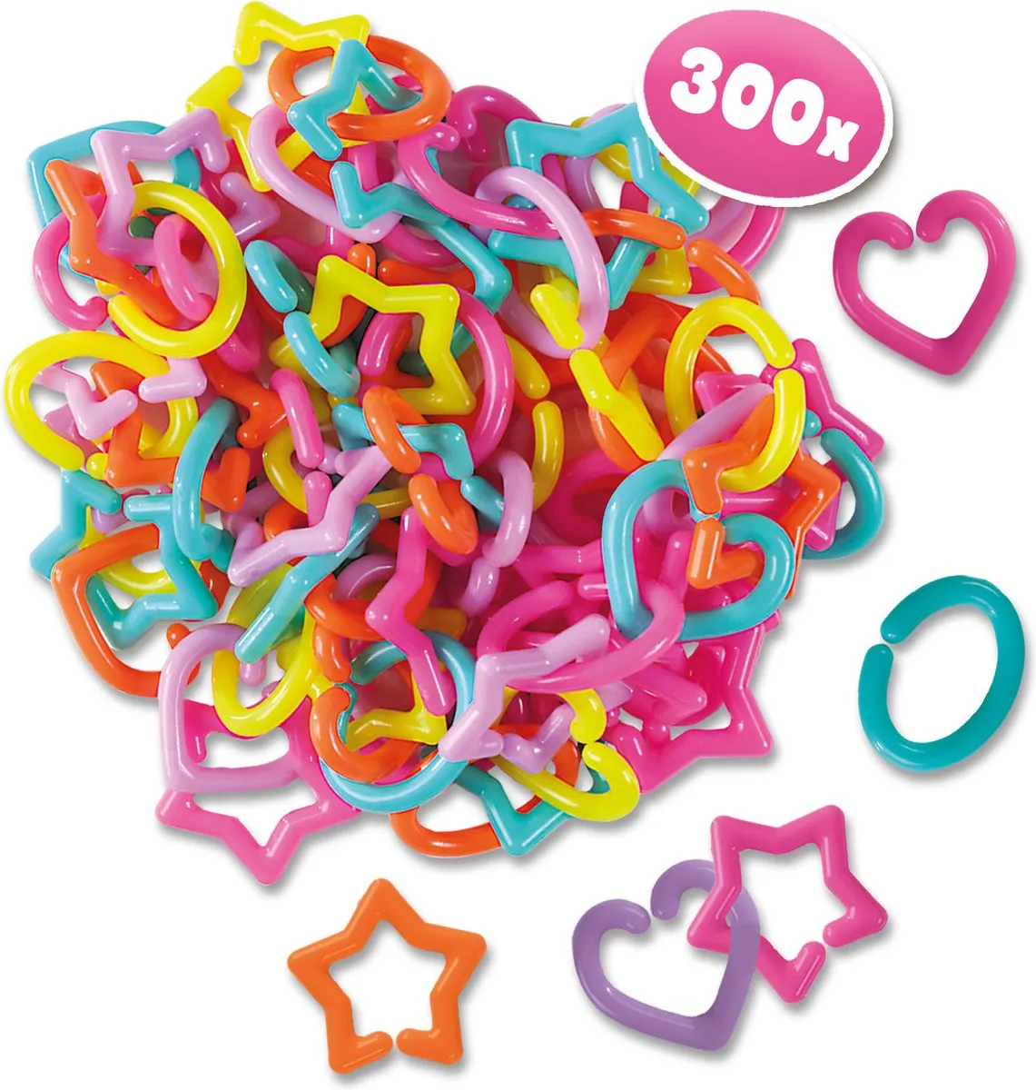 SES Creative 14052 Schakelbedels - 300 Stuks