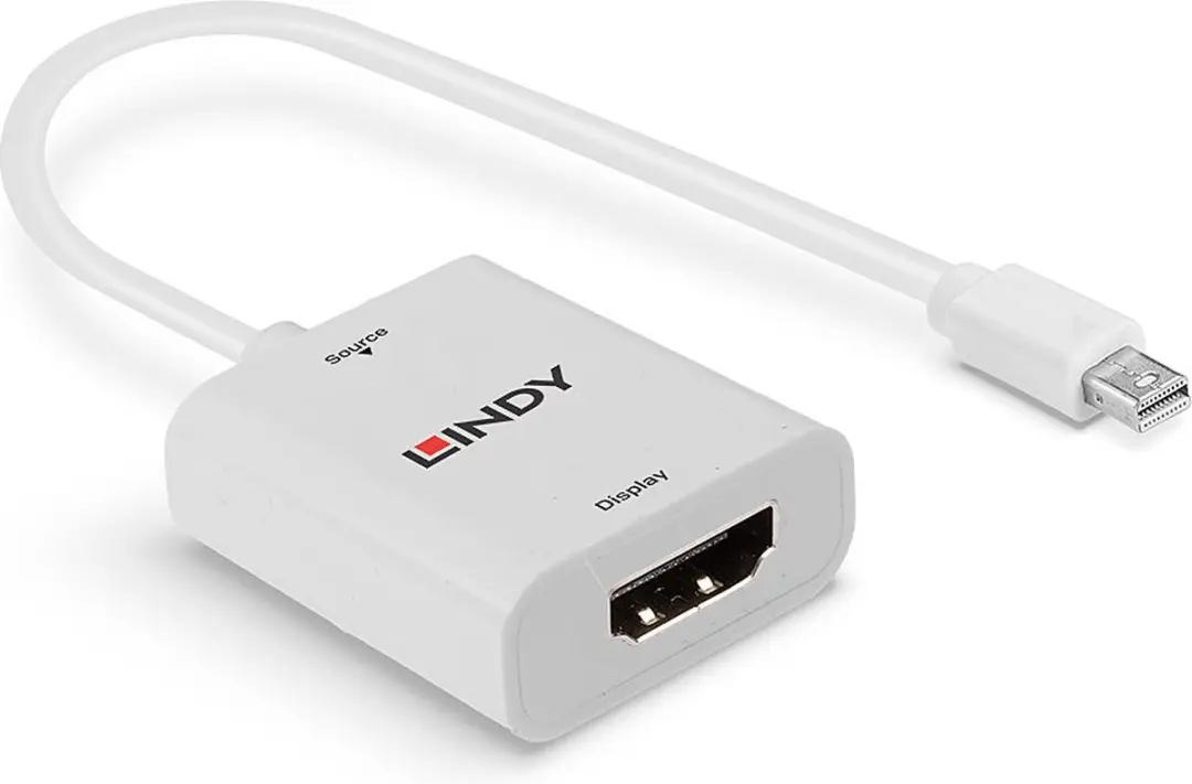 Lindy 41069 Mini DisplayPort naar HDMI Adapter - Wit - afbeelding 6 van 6