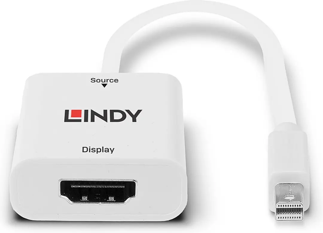 Lindy 41069 Mini DisplayPort naar HDMI Adapter - Wit - afbeelding 2 van 6