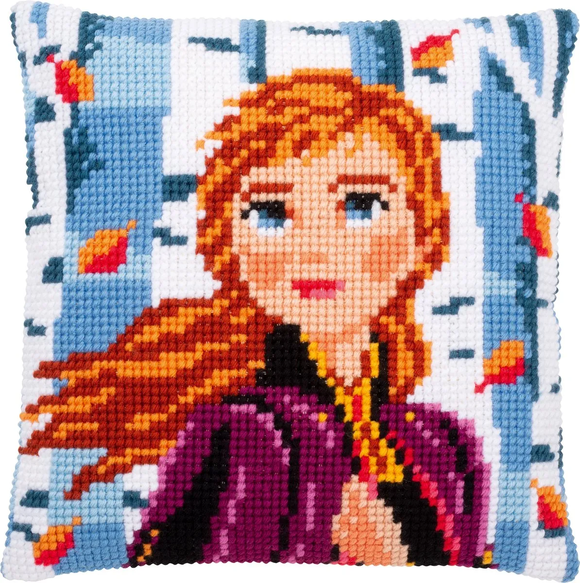 Disney Frozen 2 Anna Kruissteekkussen