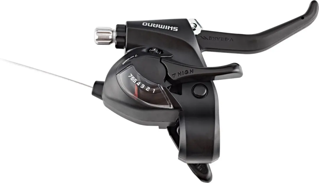 Shimano ST-EF41 Versteller met remhendel 7 Speed - Zwart