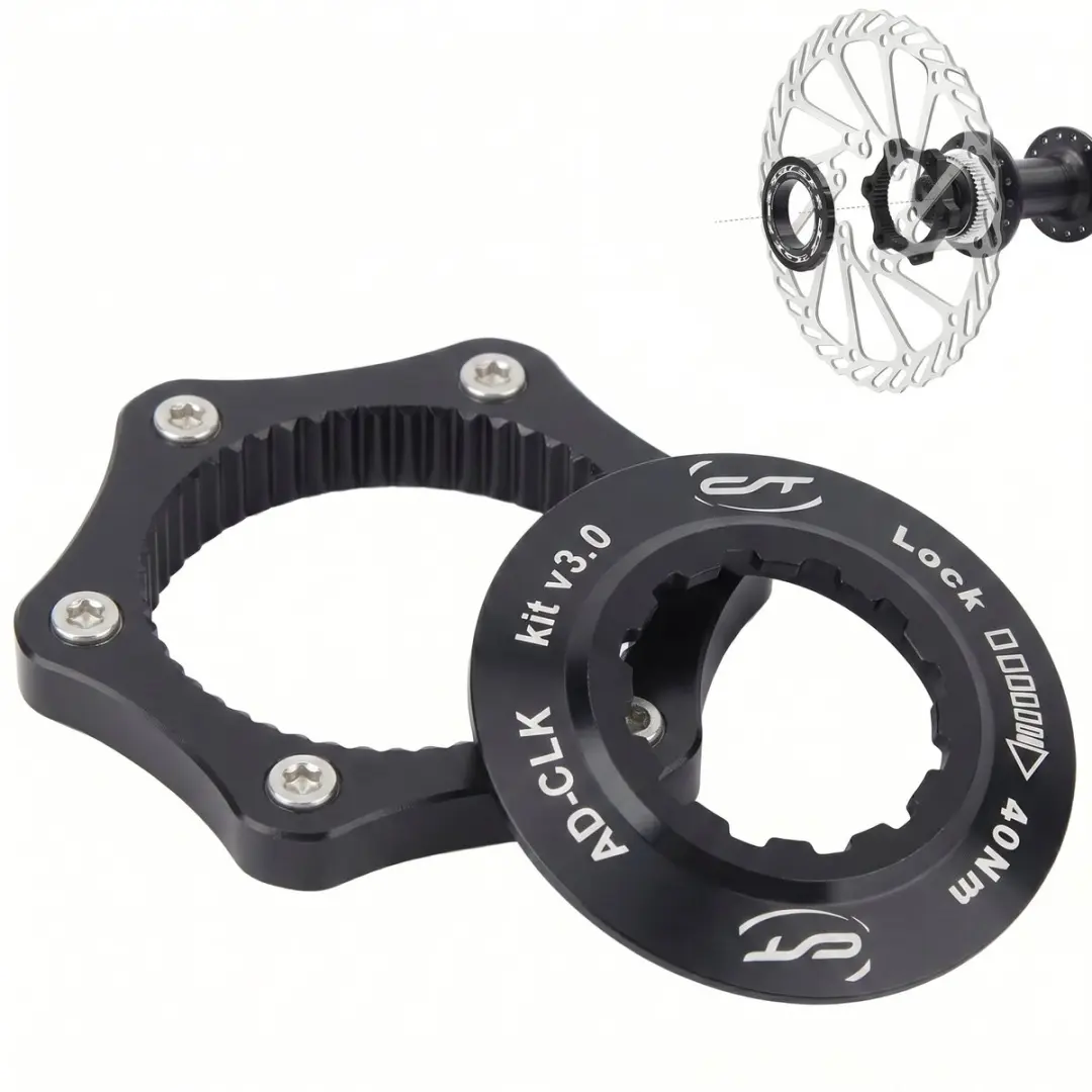 Contec Remschijfadapter Center Lock 6-bouts - 5cm - Zwart