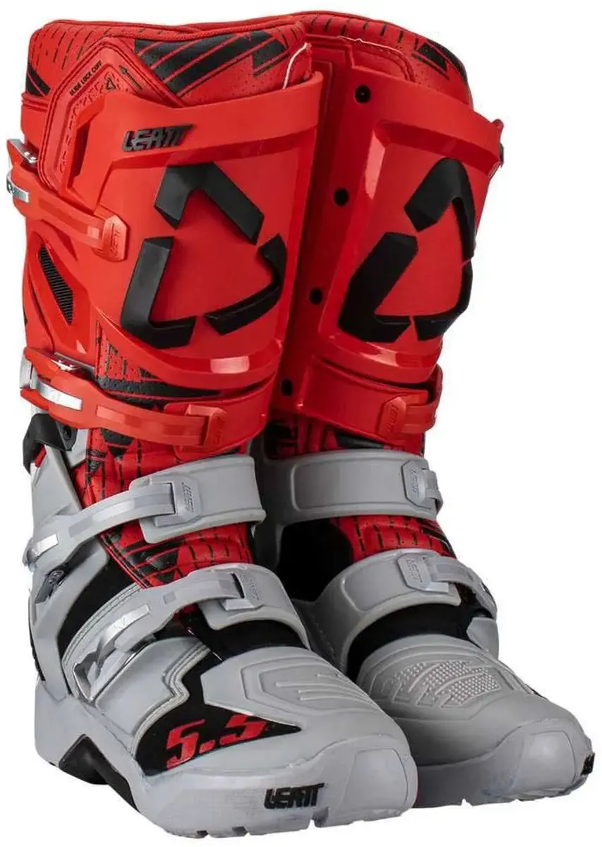 Leatt Flexlock 5.5 Off-road Laarzen Rood EU 48 Man