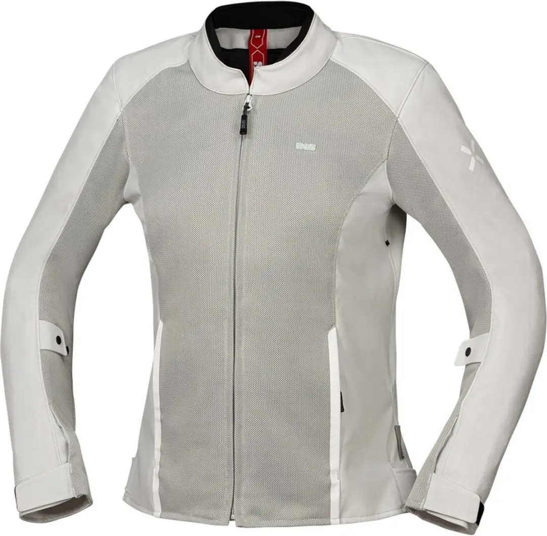 IXS Oxy-Air Mesh Dames Light Grijs Textiele Motorjas