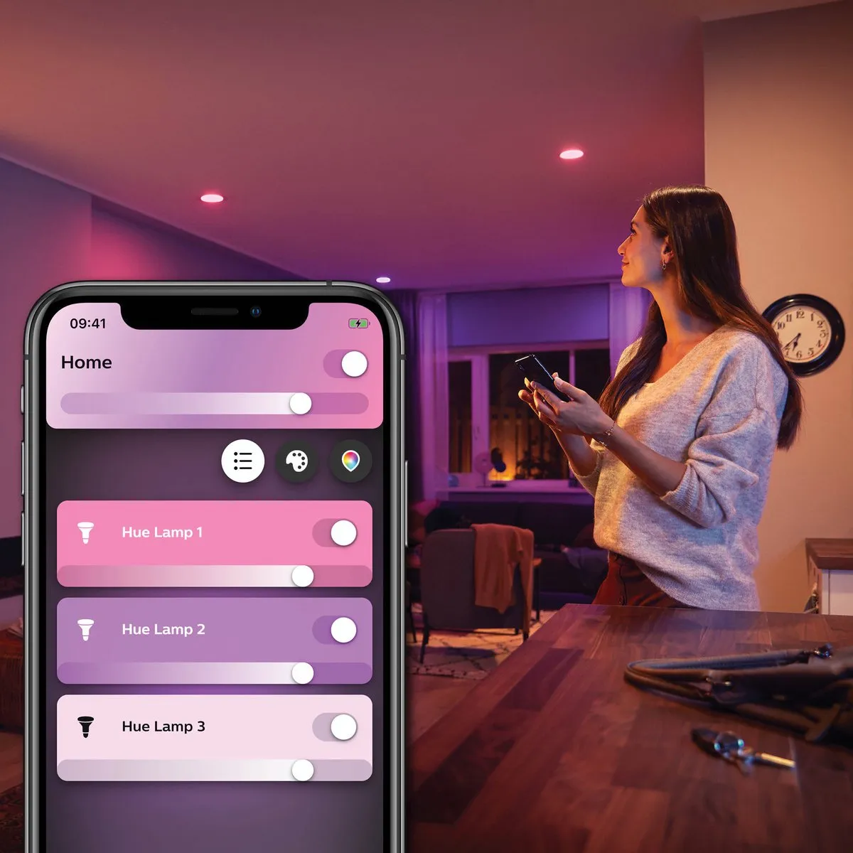 Philips Hue Peridot Inbouwspots 3 Stuks - GU10 Warm Koelwit - Incl. Dimmer