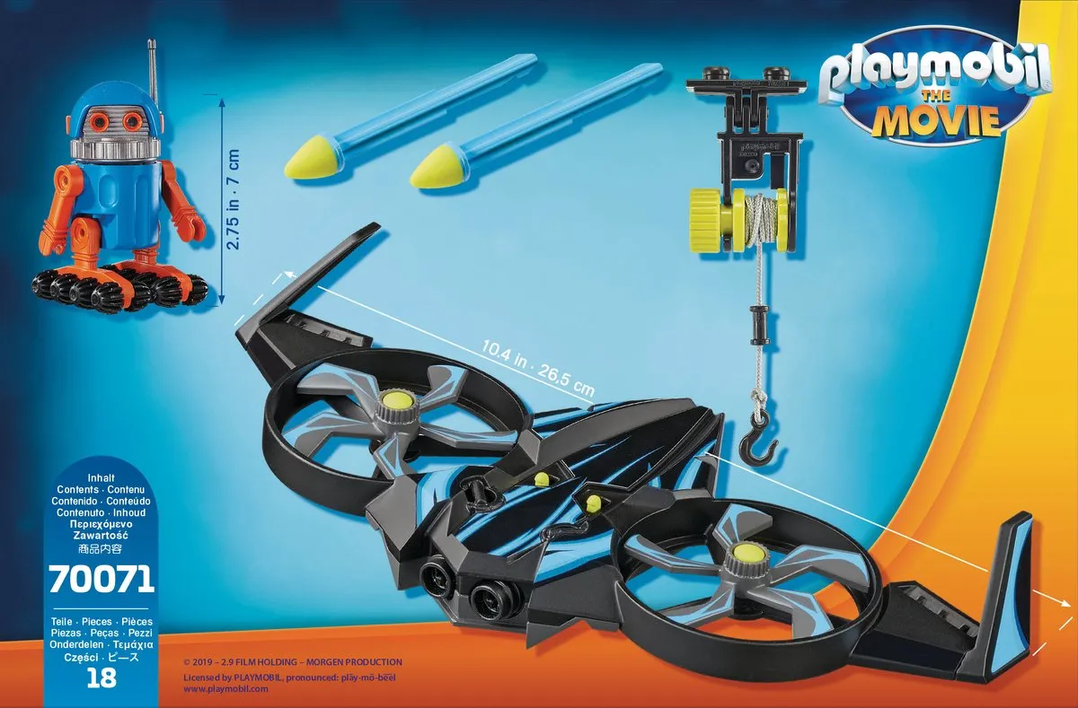Playmobil Robotitron met Drone 70071 - Multicolor
