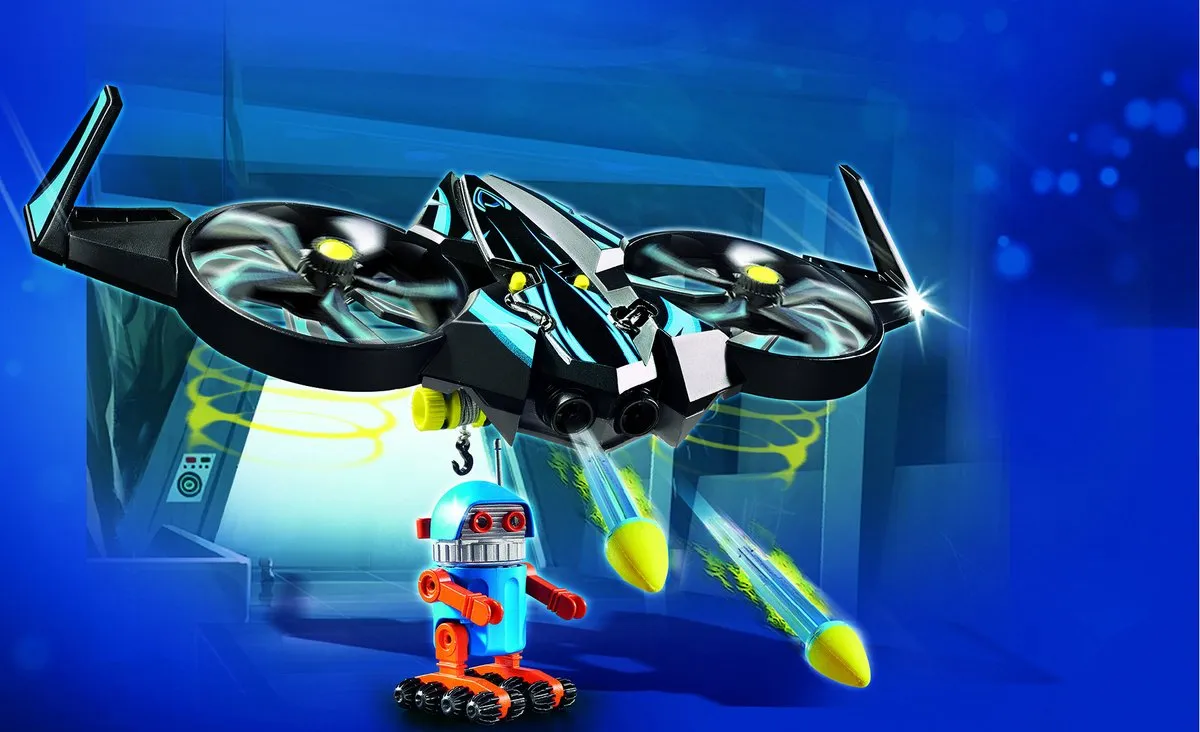 Playmobil Robotitron met Drone 70071 - Multicolor