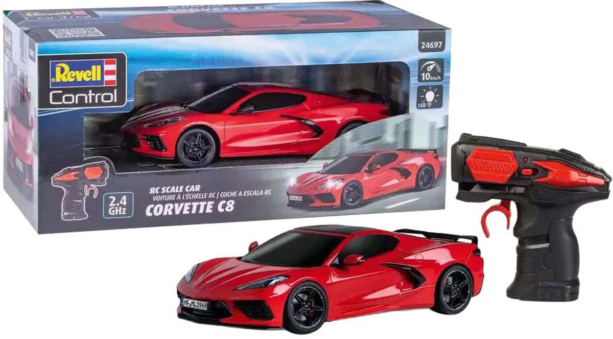 Revell RC Sport Auto Corvette C8 REV24697 - 1:24 - Rood