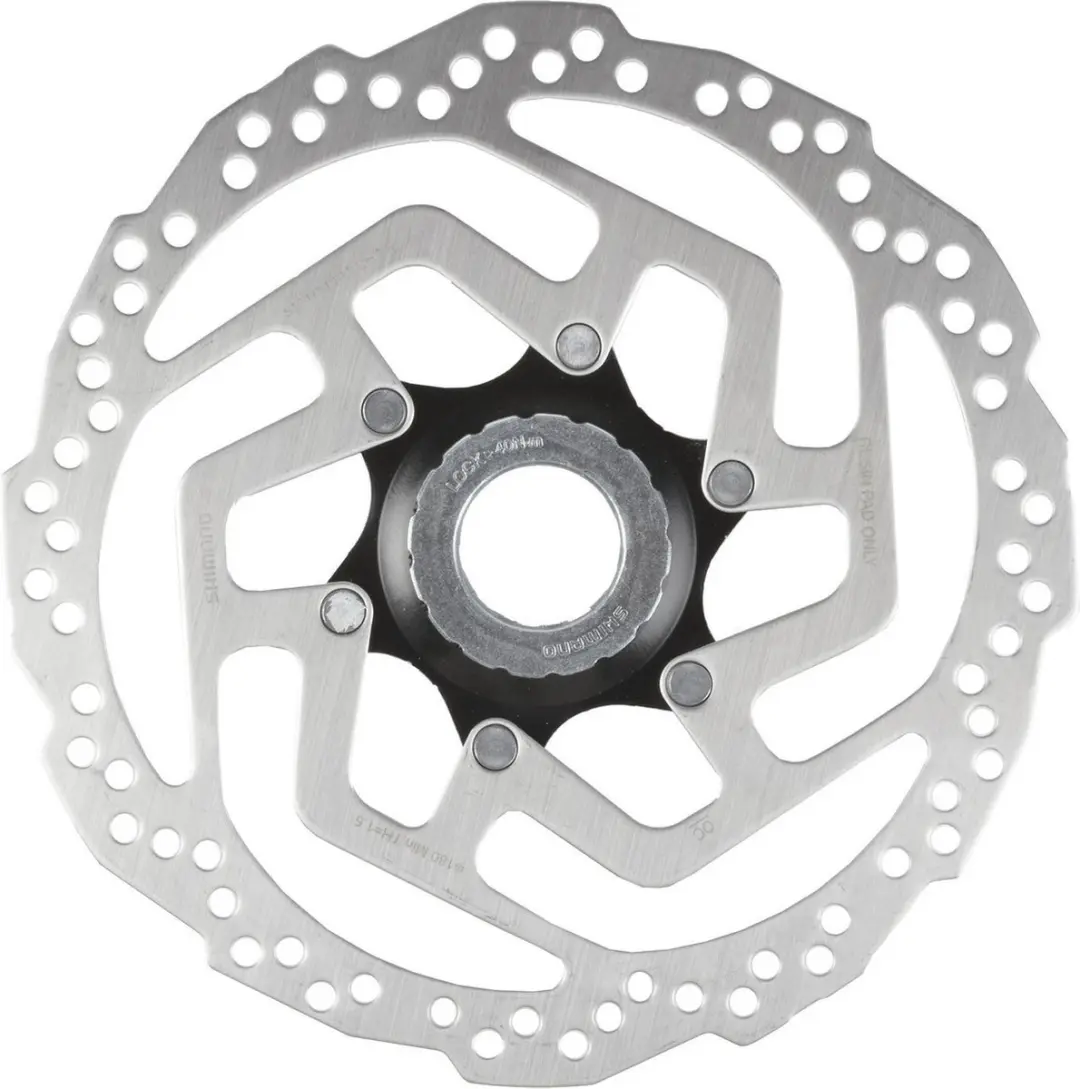 Shimano Remschijf Sm-rt10 180 Mm 6 Gaats Staal Zilver