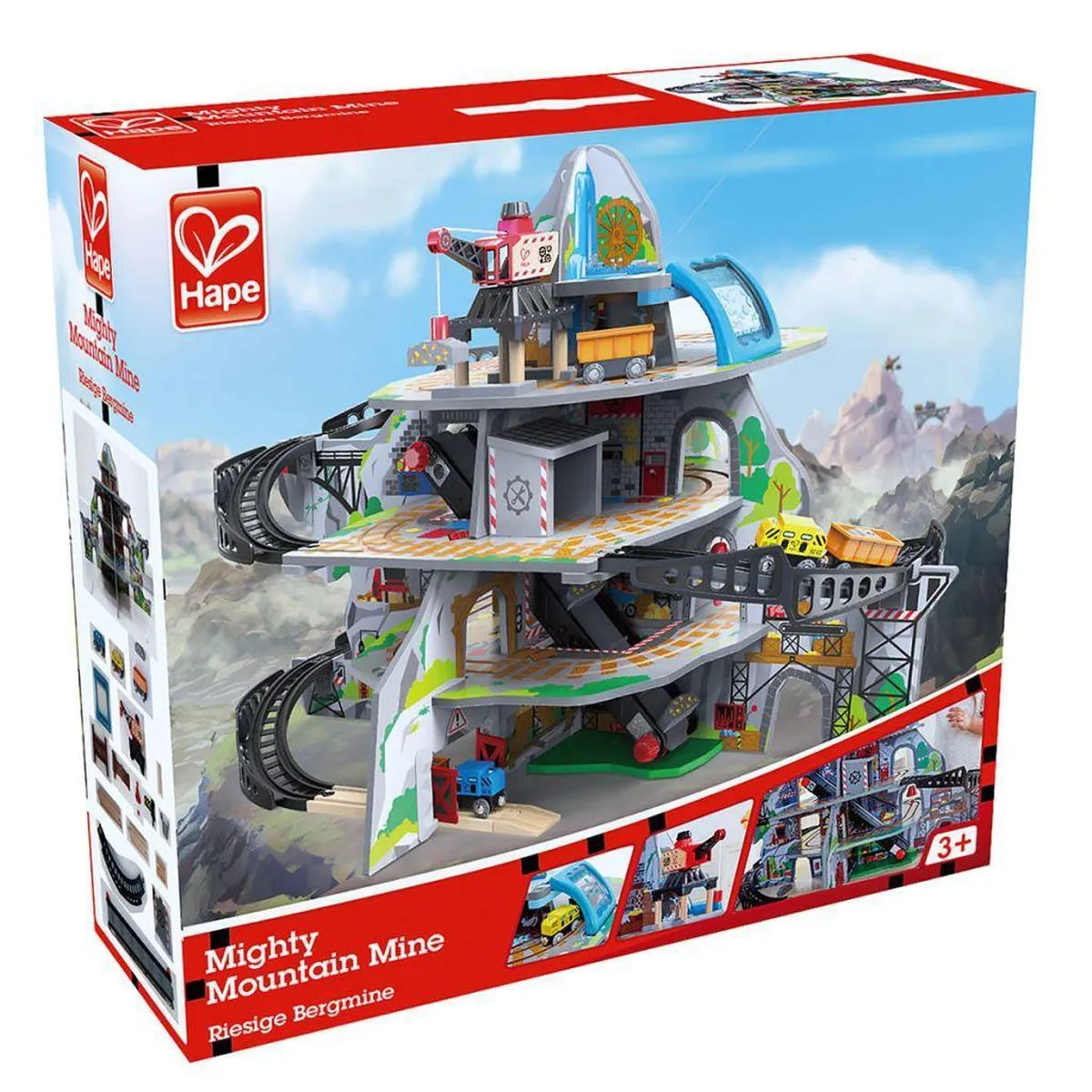 Hape Machtige Bergmijn 411890 - 32 Stukken