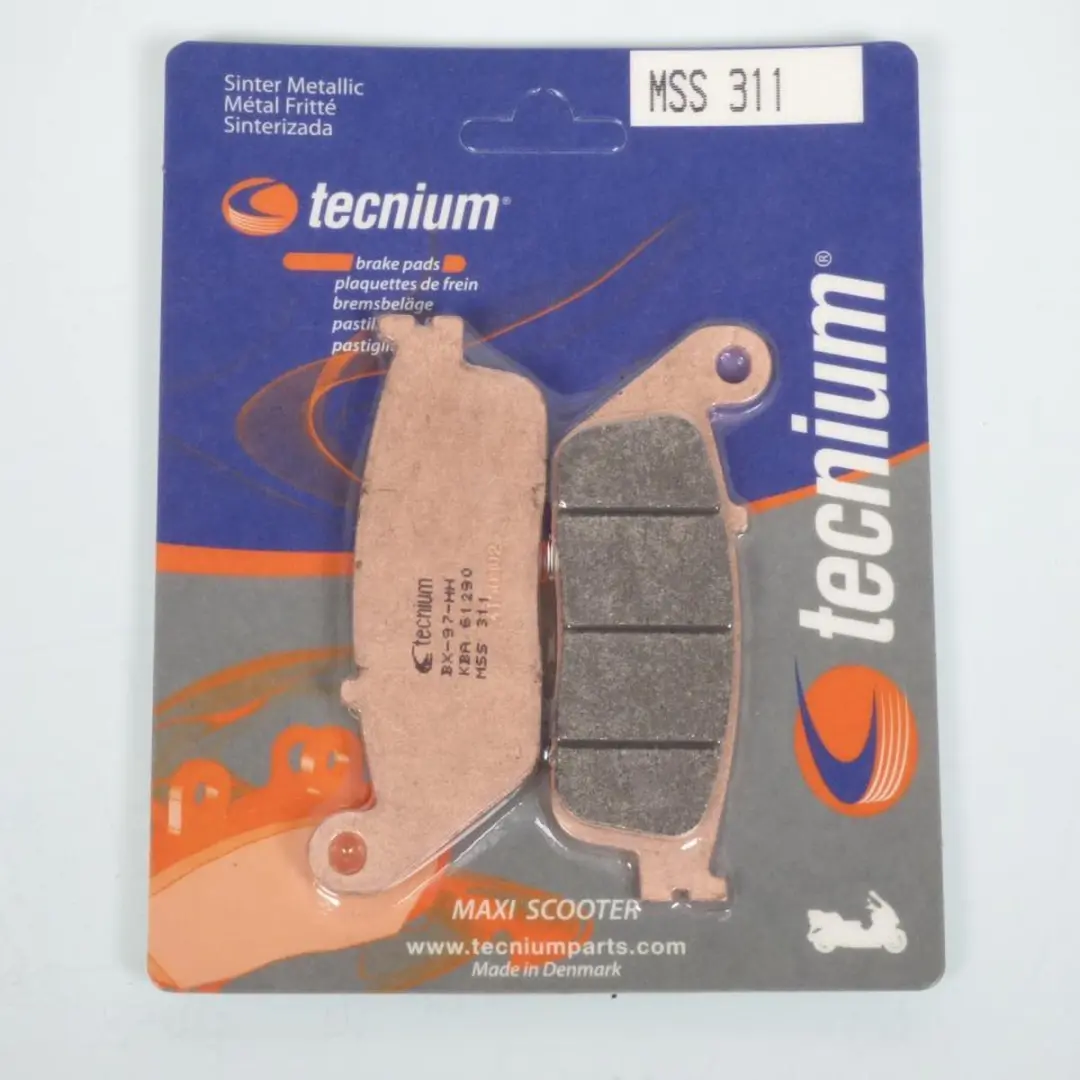 Plaquette de frein Tecnium pour Moto Honda 750 VFR 1988 à 1997 MSS311 Neuf
