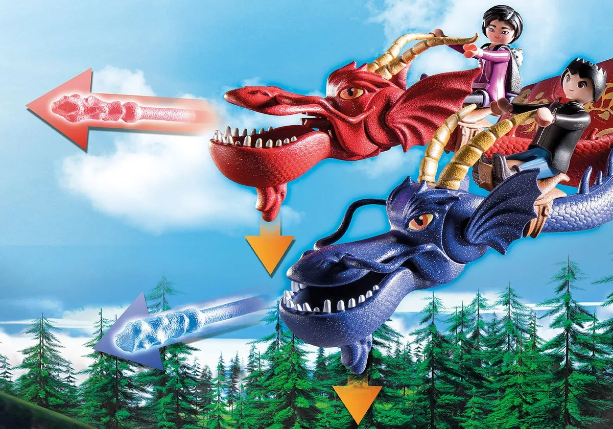 Playmobil Dragons Wu & Wei met Jun - 71080