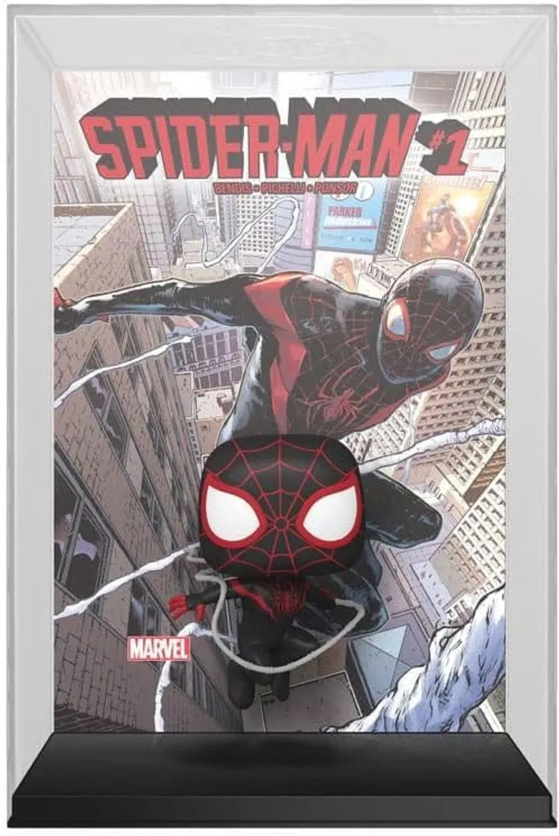 Funko Spider-Man POP! Comic Cover Spider-Man 2016 #1 - 9cm - Multicolor