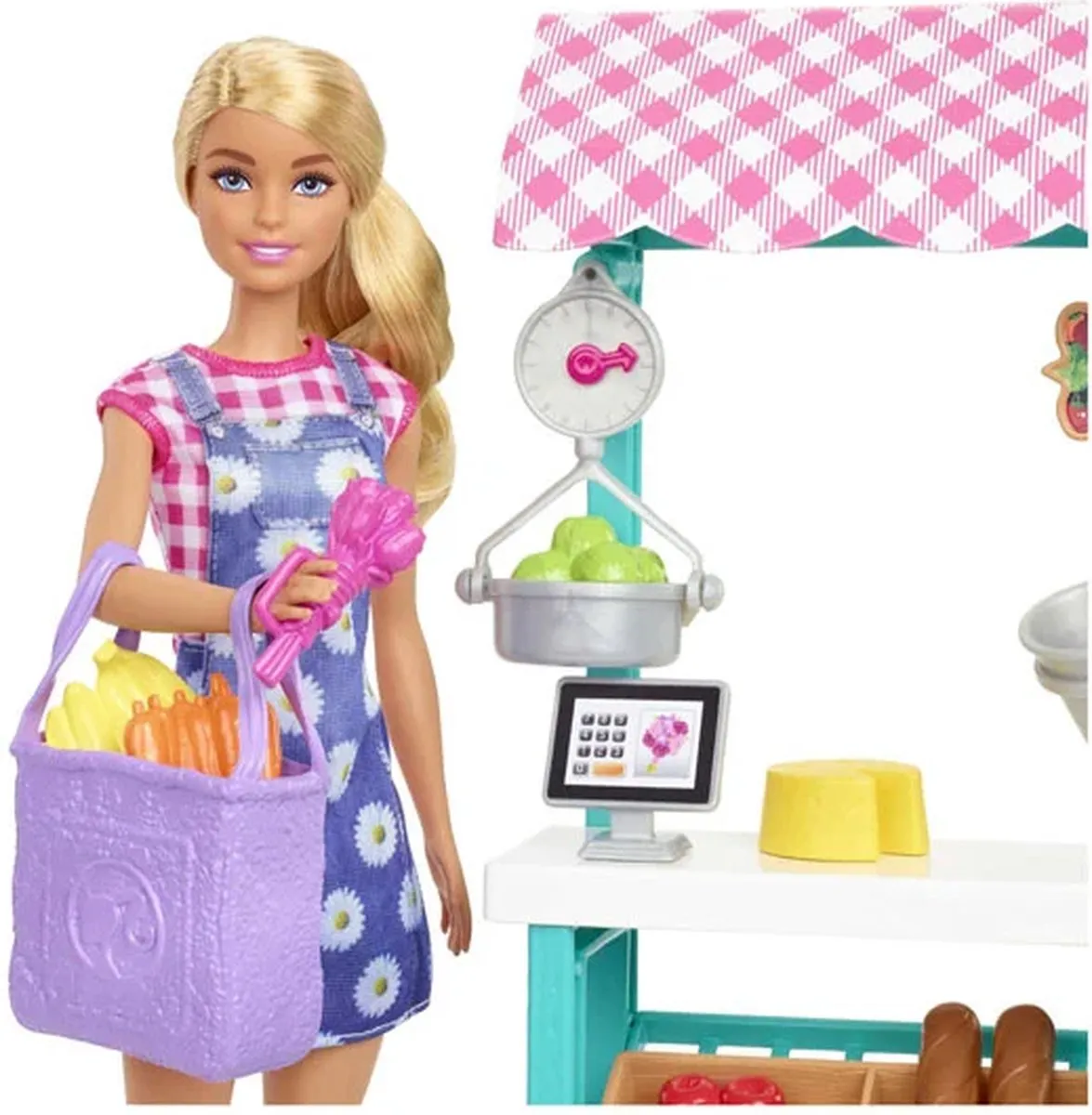 Barbie Boerenmarkt Speelfigurenset HCN22 - Multicolor - afbeelding 3 van 6