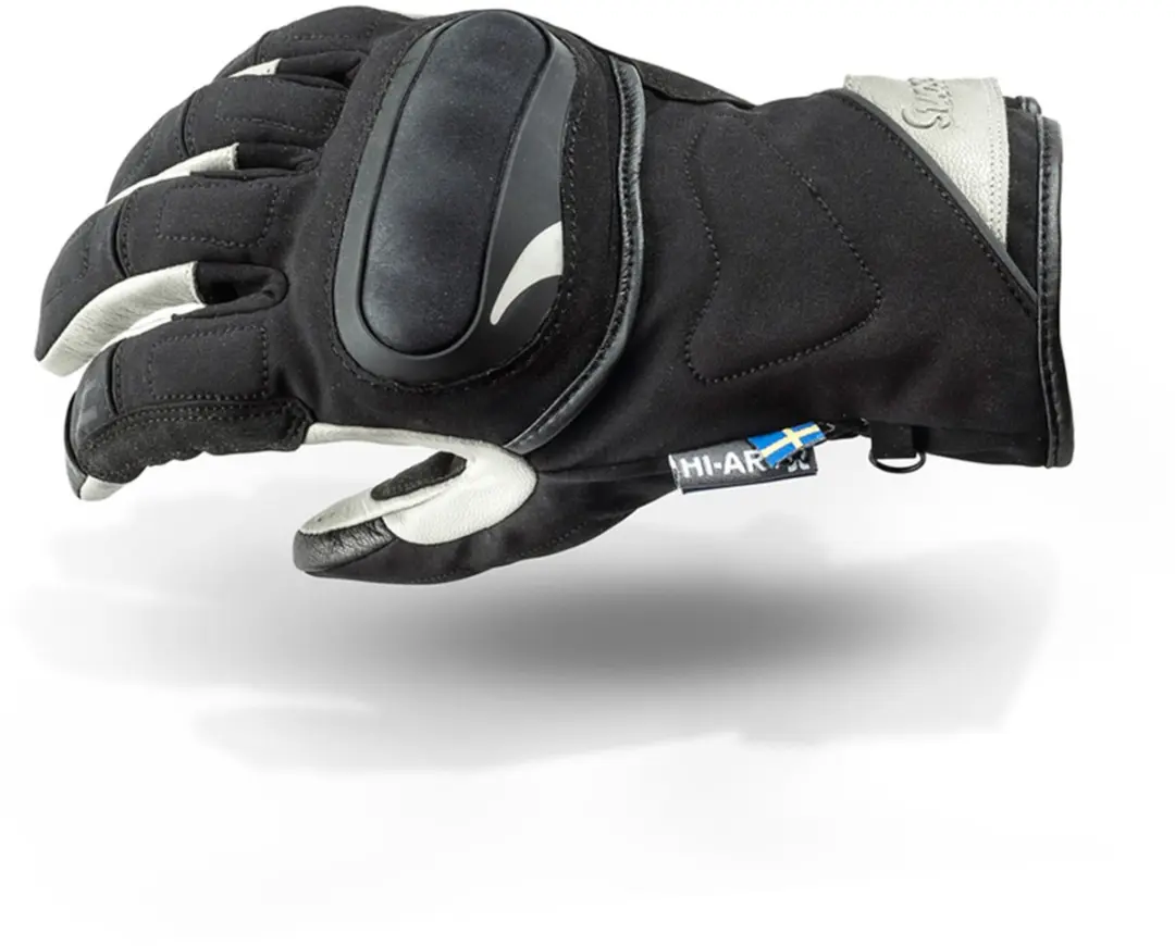Halvarssons Oleby Zwart Grijs Handschoenen