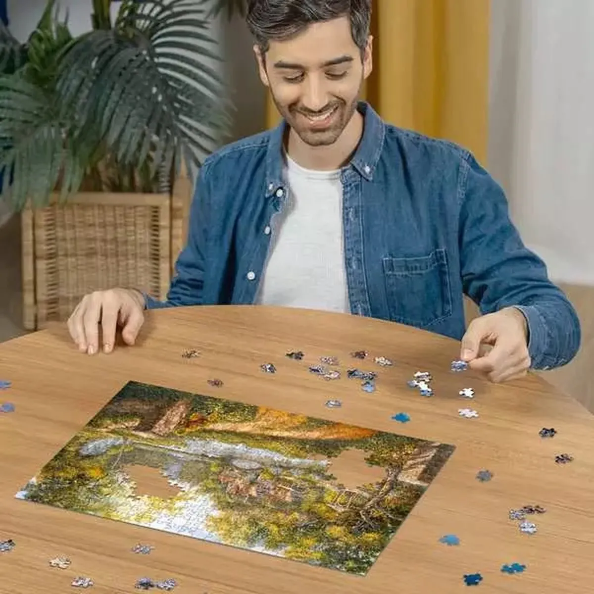 Ravensburger Cottage by the River Puzzel 500 Stuks