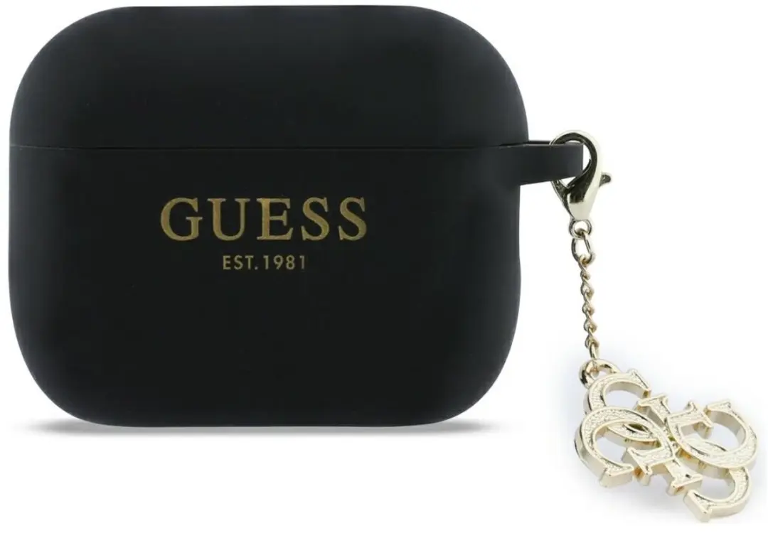 Guess Siliconen Hoesje Met 4G-Charm Voor Airpods Pro 3-Koptelefoon: Bescherming
