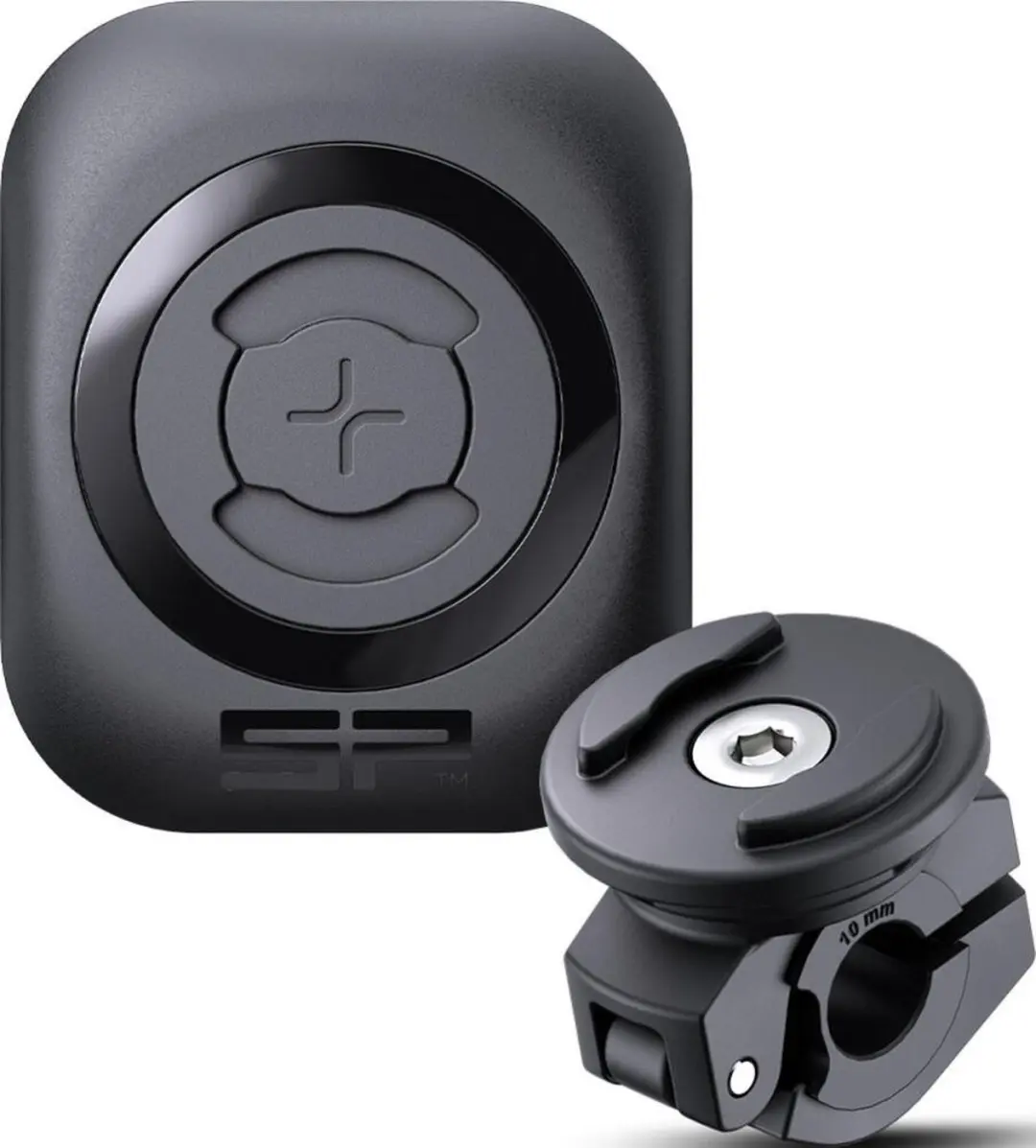 SP Connect SPC+ Telefoonhouder Spiegel Bundle - Universeel Zwart