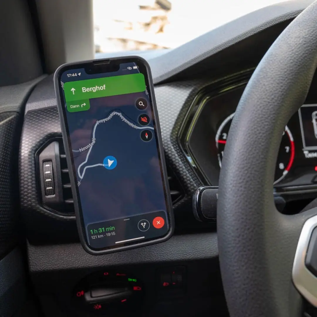 SP Connect MagSafe Auto Ventilatie Telefoonhouder 15W - Zwart