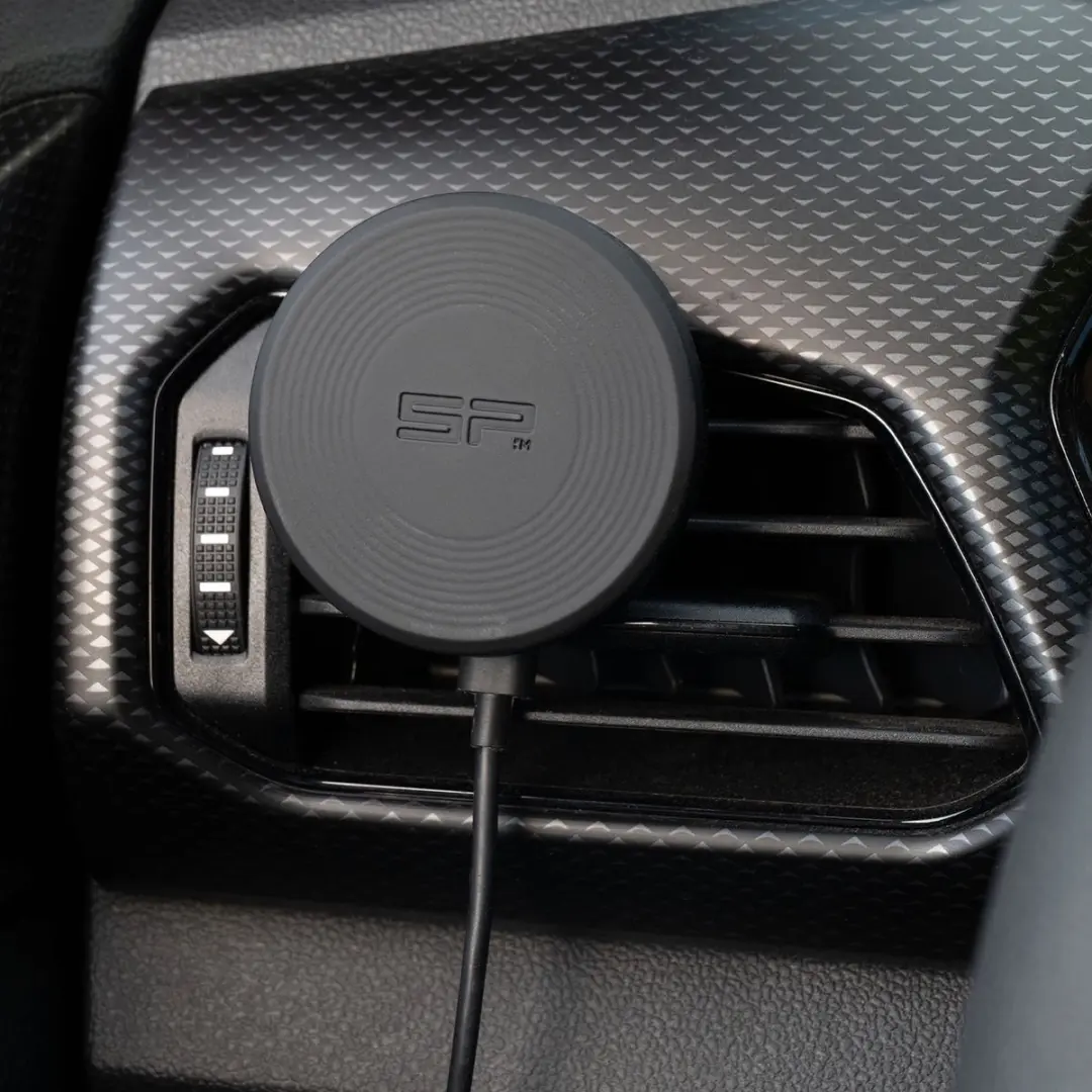 SP Connect MagSafe Auto Ventilatie Telefoonhouder 15W - Zwart