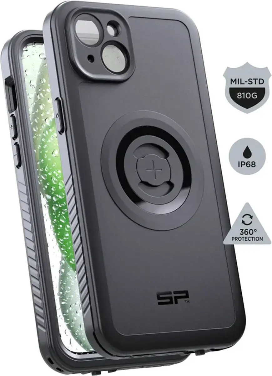 SP Connect Xtreme Series 150543100 Telefoonhoes - iPhone 15 Plus - Zwart - afbeelding 6 van 6