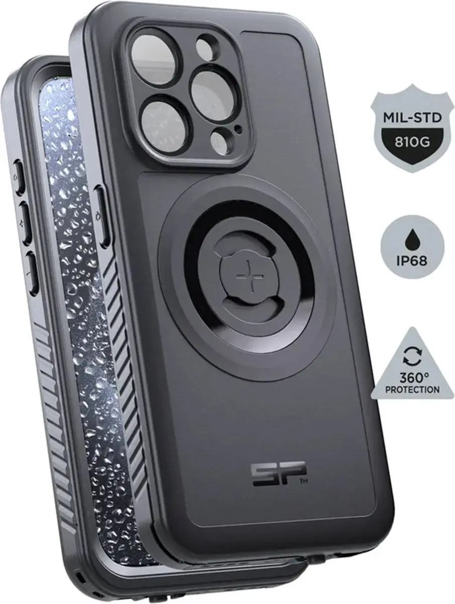 SP Connect Xtreme SPC+ iPhone 15 Pro Hoesje - MagSafe - Zwart - afbeelding 6 van 6