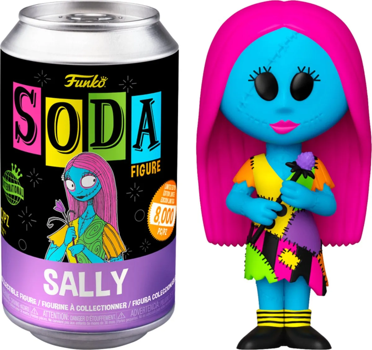 Funko Pop! Disney The Nightmare Before Christmas Sally Blacklight - 64117 - afbeelding 3 van 3