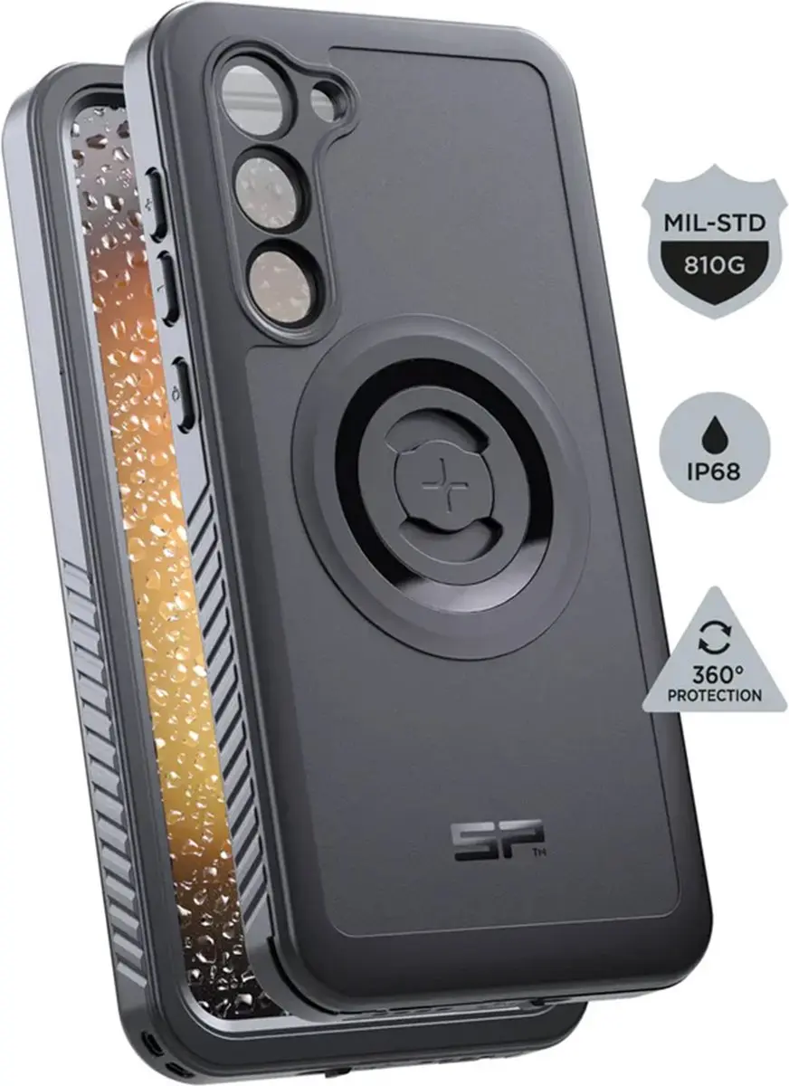 SP Connect Xtreme Series Samsung Galaxy S23 Plus Hoesje - Zwart - afbeelding 6 van 6