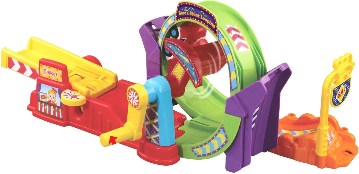 VTech Toet Toet Auto's Race & Stunt Looping - Multikleuren