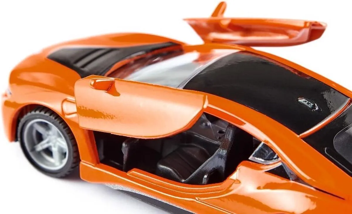 SIKU 2348 BMW i8 LCI Modelauto - 1:50 - Oranje/Zwart