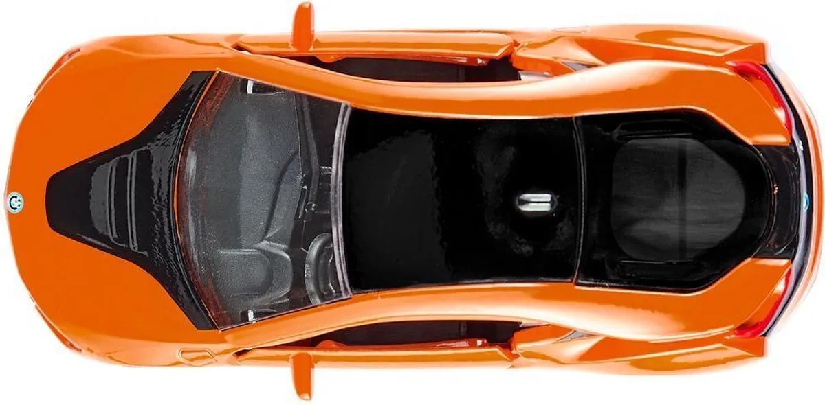 SIKU 2348 BMW i8 LCI Modelauto - 1:50 - Oranje/Zwart - afbeelding 6 van 6