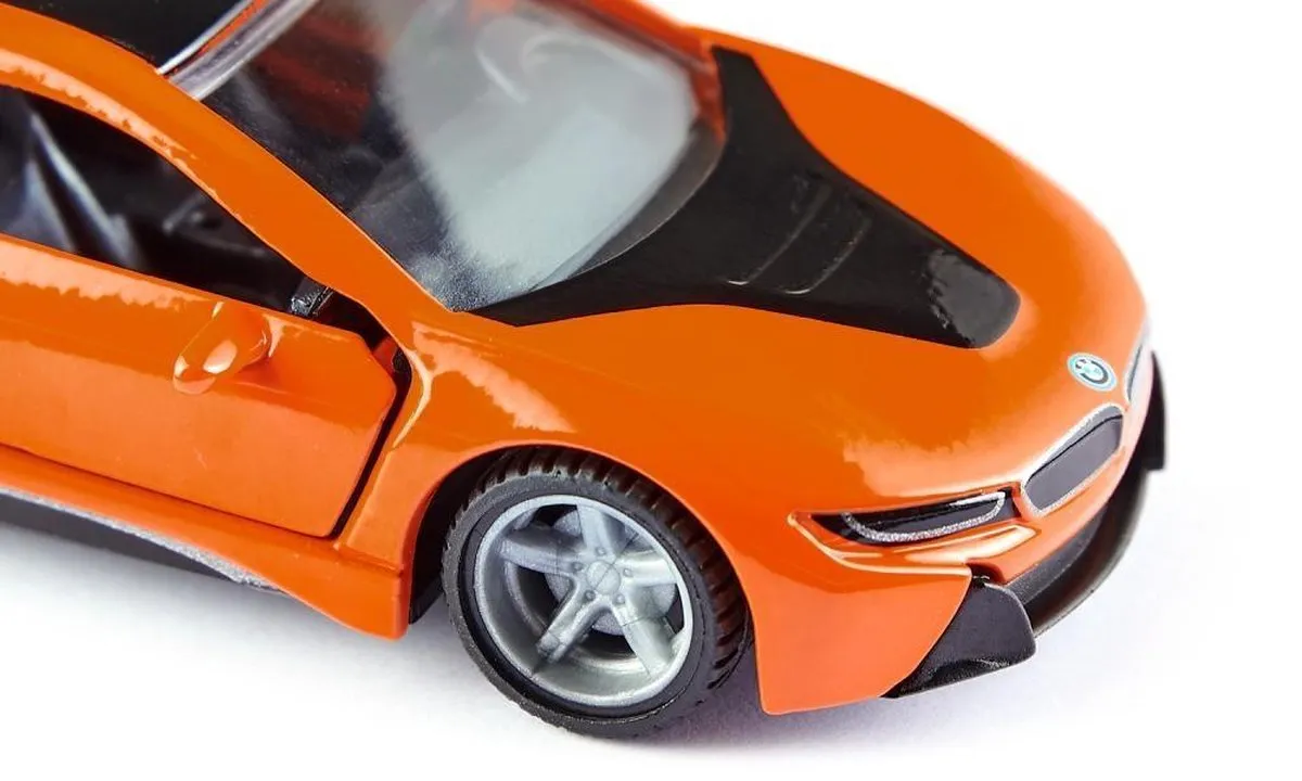 SIKU 2348 BMW i8 LCI Modelauto - 1:50 - Oranje/Zwart