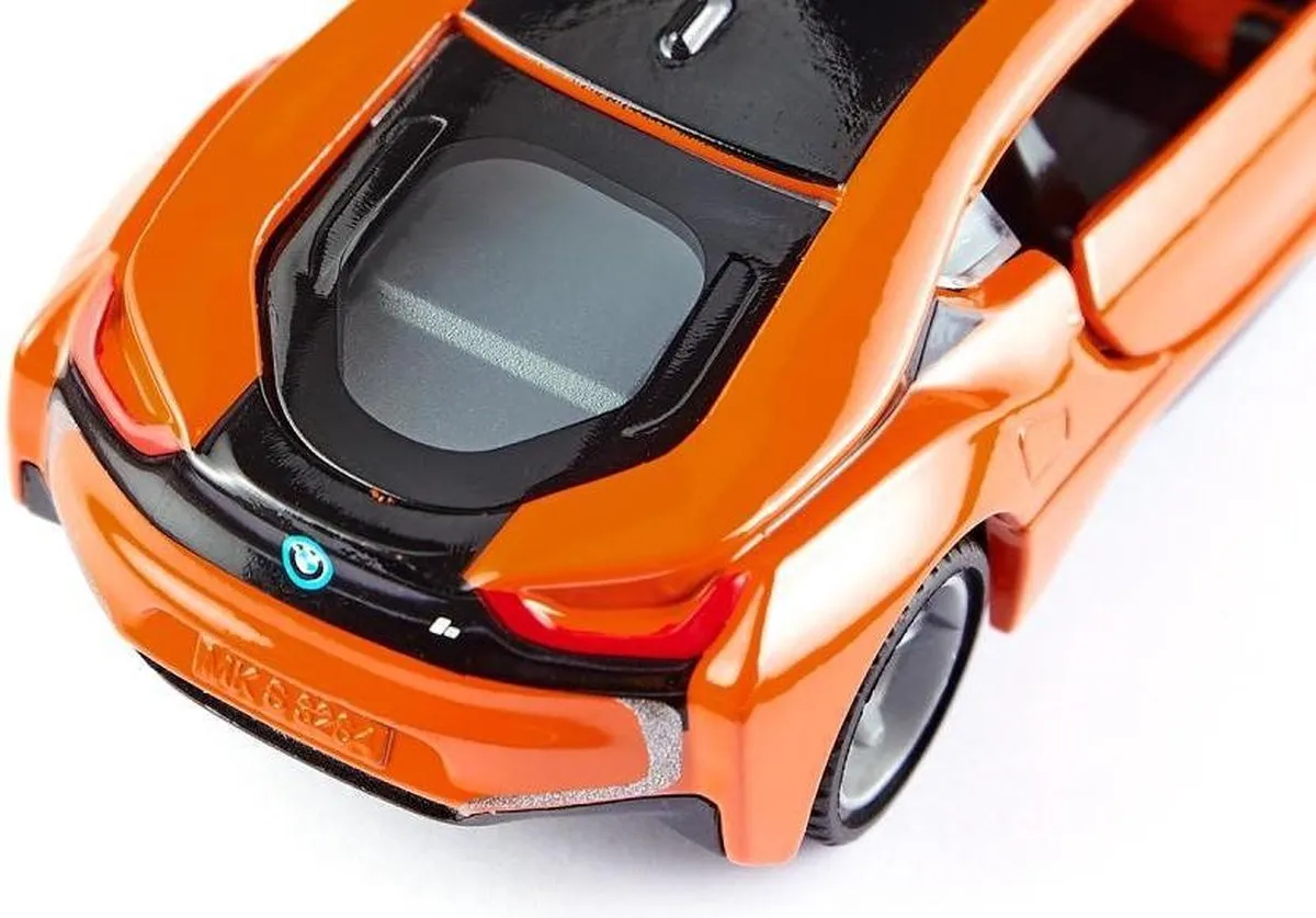 SIKU 2348 BMW i8 LCI Modelauto - 1:50 - Oranje/Zwart