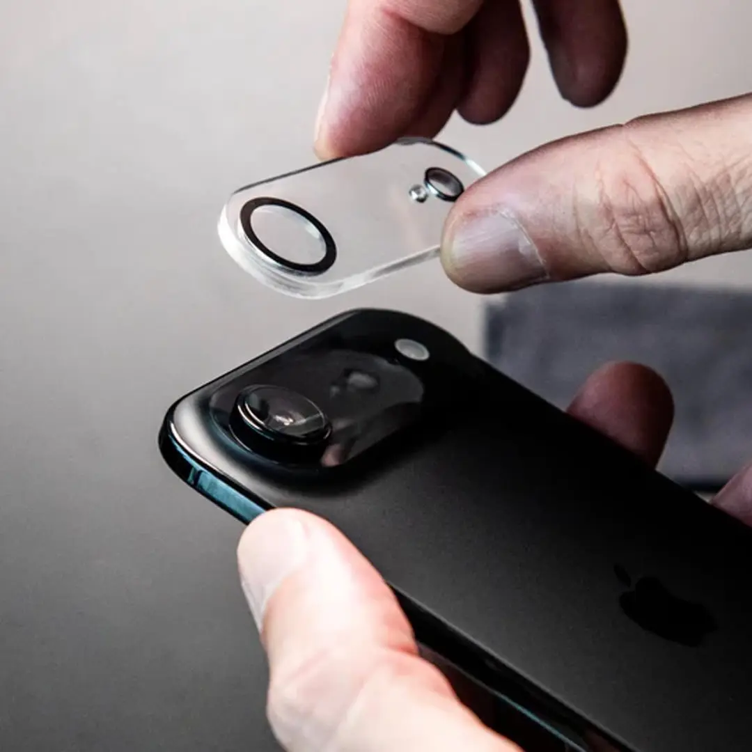 SP Connect iPhone 17 Pro Cameralensbeschermer - Transparent - afbeelding 3 van 5