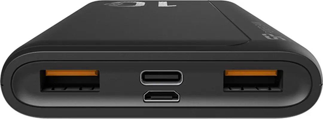 Silicon Power QP15 Powerbank 10000mAh - 2x USB - Zwart - afbeelding 3 van 3