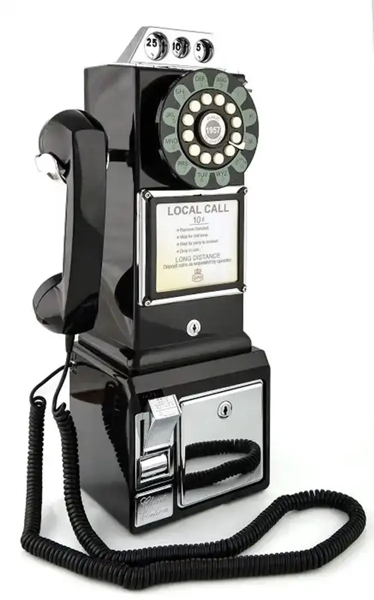 Nostalgische retro wandtelefoon